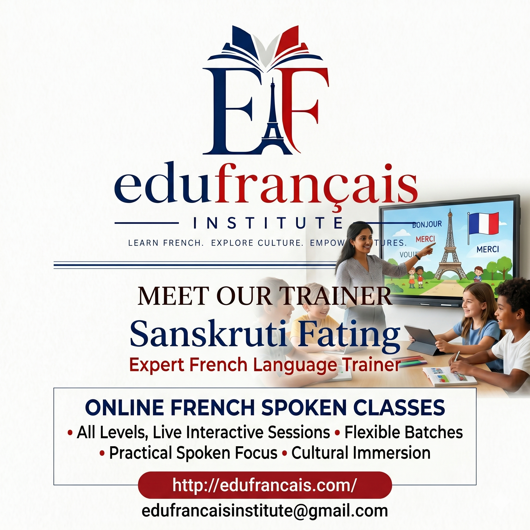 Online French Class for Students by Sanskruti Fating